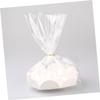 Ciieeo 20 Sets 8-inch Cake Cellophane Packaging Bags with Base and Gold Twist Ties, Plastic Wrap Bags for Cake Storage and Wrapping Supplies view 4