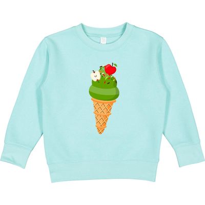 inktastic Apple Ice Cream Cone Sweet Treat Toddler Sweatshirt 5-6 Chill 4819d