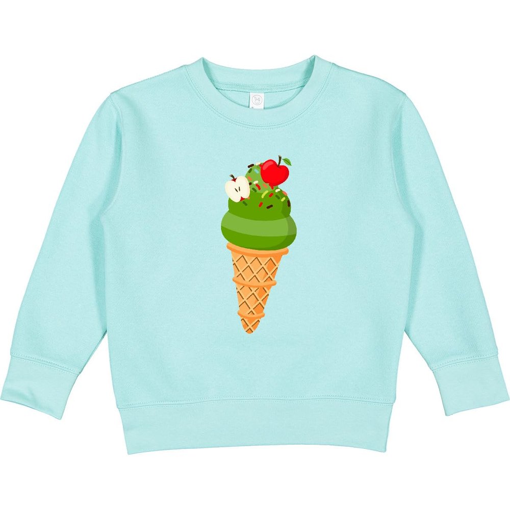 inktastic Apple Ice Cream Cone Sweet Treat Toddler Sweatshirt 5-6 Chill 4819d