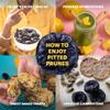 Amazin' Prunes - Pitted Prunes - Dried Prunes Pitted Unsweetened - Gluten Free- Fiber & Minerals - 2 Pack - 16 oz Jar - Packaged in a Custom Voodoux Sales box view 2