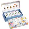 Tea Forte Premium Petite Presentation Box Gift Set Sampler, 10 Count, 2 of Each Blend Individually Wrapped Handcrafted Pyramid Infuser Bags, Volare view 1