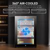 50L Electric Cigar Wine Cooler Spanish Cedar Interior Tempered Glass Door Smart Humidity Temperature Control view 4