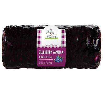 Fresh Blueberry Vanilla Goat Cheese has a perfect blend of creamy, tangy sweetness. Most often referred to as a dessert cheese, this cheese is delightful on its own with a splash of white wine, spread across a bagel, or as a baking ingredient. The po