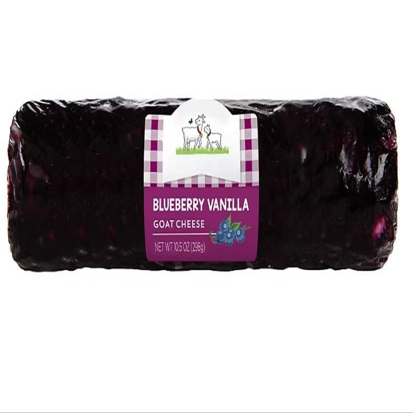 Fresh Blueberry Vanilla Goat Cheese has a perfect blend of creamy, tangy sweetness. Most often referred to as a dessert cheese, this cheese is delightful on its own with a splash of white wine, spread across a bagel, or as a baking ingredient. The po