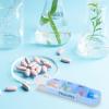 Cabilock 7-Day Weekly Pill Organizer Box with 4 Compartments, Portable Medication and Supplement Holder for Travel and Daily Use view 4