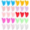 Kenaoeo 30 Pcs Gua Sha Facial Tools Bulk Heart Shaped Massage Tool Set for Face Body Skin Care Spa Acupuncture Relieve Muscle Tension Puffiness, Resin Wax Material, 3.2 2.2 Inches view 1