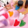 Kenaoeo 30 Pcs Gua Sha Facial Tools Bulk Heart Shaped Massage Tool Set for Face Body Skin Care Spa Acupuncture Relieve Muscle Tension Puffiness, Resin Wax Material, 3.2 2.2 Inches view 3