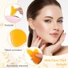 Kenaoeo 30 Pcs Gua Sha Facial Tools Bulk Heart Shaped Massage Tool Set for Face Body Skin Care Spa Acupuncture Relieve Muscle Tension Puffiness, Resin Wax Material, 3.2 2.2 Inches view 4