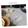 Gadpiparty Portable Small Silicone Pill Holder Reusable Medicine Pouch 80ml Travel Storage Bag with Resealable Closure for Medication Organization view 3