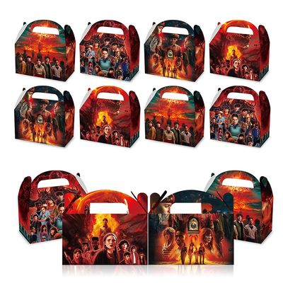 12 Pcs TV Series Theme Party Gift Boxes, Thriller Style Gift Boxes for Presents, Ideal for Birthday Parties, Themed Celebrations, Halloween Events, and Other Occasions