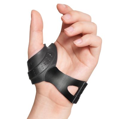 Velpeau Flexible CMC Thumb Brace, Upgraded Rubber Thumb Splint for Arthritis Pain Relief and Support , Osteoarthritis, Tendonitis, CMC Joint Thumb Stabilizer Support for Women and Men (Left Hand, Small)