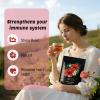 Pipi Tea Hibiscus Tea Bags Organic,100% Natural Organic Hibiscus Tea Bags,Natural Sweet & Sour Flavor,Caffeine-Free,30 Bags (1 Bag) view 4