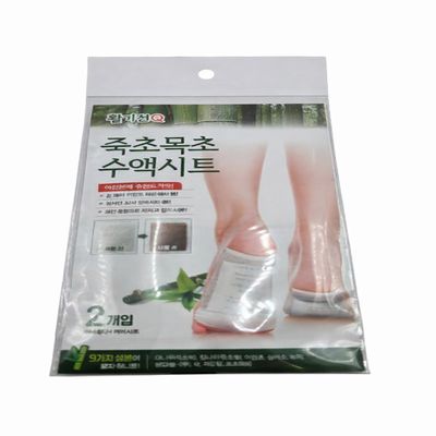 Bamboo Sap Foot Patches, Overnight Foot Care Sheets, Adhesive Sole Patches for Daily Wellness Use, Individually Wrapped, 2 Count