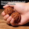 Chinese Walnuts Fidget, Wenwan Walnuts, Hand Training Massage Stress Relief, Walnut and Massage Stress Relief Health Care Ball Toys (2Pcs) view 3