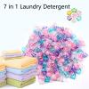100PC 7 in 1 Laundry Detergent Pods Pre-Measured Capsules for All Fabrics, Deep Cleaning Laundry Detergent Capsules, Fast-Dissolving Washing Pods, Long-Lasting Fresh Scent view 3