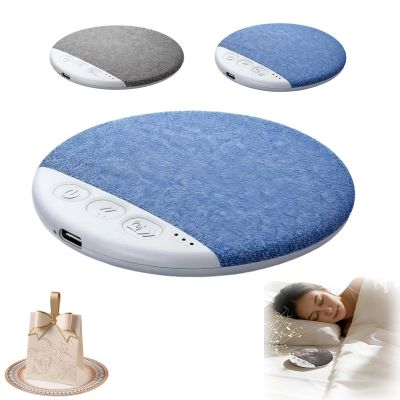 2026 New Under Pillow Sleep Speaker with White Noise, Ultra Slim Blue-Tooth 5.4 Bedside Speaker for Side Sleepers, Bone Conduction Sound Design with 30/60 Min Timer