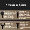 BMXCY Portable Plastic Massage Gun with 6 Speeds and 8 Massages Heads Type-C Charging Percussion Massager Quiet Handheld Massagers Powerful view 4