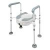 Elevated Toilet Seat with Arms, Toilet Seat Risers, Elevated Toilet Seat with Adjustable Height for Elderly Pregnant Surgery Recovery view 1