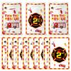 Haooryx Two the Rescue Party Bags - 50Pcs Firefighter 2nd Birthday Plastic Gift Bag Red Yellow Fire Truck Gift Warp Goodie Candy Treat Bags with Handle for Kids Two Years Old Birthday Party Supplies view 1