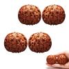 Antique Walnut Pair for Hand Exercise, Chinese Wenwan Walnuts for Meditation, Collectible Antique Walnut Pair, Collectible Polished Stone Walnuts Gift for Men, Elderly & Hobbyists (Coffee 2 Pairs) view 1