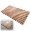 44in 40in 36in 32in 28in 24in 20in Large Customizable Teak Shower Floor Mat, Square Bath Mats for Non Slip with Drain Hole, Yard Patio/Spa/Sauna/Rv Hot Tub Footrest(26x34in(66x86cm)) view 1