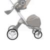 Stroller Tire Compatible with Stokke Xplory V3 V4 Wheel Each Compatible with Front Or Back Pushchair Tubeless Tyre Buggy Replace Accessories(1 Back tyre-V3V4) view 2