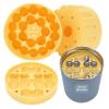 3ml Vial Insert (1 Short +2 Tall) Compatible with Hydrapeak Food Jars,Vial Insert Peptide Storage Set for 32/25/18oz Hydrapeak Food Thermos, Maximum Hold 48 Vials, Yellow.(No vials/Jar Included) view 1