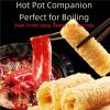 Crispy Fried Tofu Skin Rolls, 4.2oz (120g) - Ready-to-Cook for Hot Pot, Soups & Noodles, Vegan, Gluten-Free, Absorbs Broth, Asian Cooking Ingredient view 2