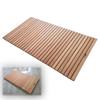44in 40in 36in 32in 28in 24in 20in Large Customizable Teak Shower Floor Mat, Square Bath Mats for Non Slip with Drain Hole, Yard Patio/Spa/Sauna/Rv Hot Tub Footrest(20x36in(50x91cm)) view 1