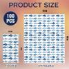 100 Pack Fish Summer Disposable Paper Decorative Guest Napkins, Decorative Paper Hand Towels Spring and Summer Napkins Home Party Guest Napkin Party Decor view 2