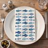 100 Pack Fish Summer Disposable Paper Decorative Guest Napkins, Decorative Paper Hand Towels Spring and Summer Napkins Home Party Guest Napkin Party Decor view 3
