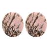 MECCANIXITY 2 Pcs Thumb Worry Stone for Anxiety, Rhodochrosite Relief Crystals Hand Thumb Stones Pocket Gems Natural Polished for Yoga Meditation Relief view 1