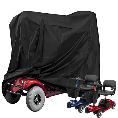 BFRAGTGS Mobility Scooter Cover for Pride Mobility Go Go Elite Traveller 2 Platinum, Outdoor Dust & Rain Protection Cover for 3 & 4 Wheel Electric Scooters with Seat, All-Weather Storage Shield