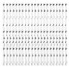 Ciieeo 100pcs Halloween Skull Drinking Straws Disposable Degradable Kraft Paper Straws Party Supply Eco-friendly Paper for Halloween Party Decorations view 1