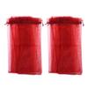 UTHCLO 20 Pcs Sheer Organza Wine Bottle Gift Bags Red 37x15cm view 1
