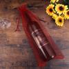 UTHCLO 20 Pcs Sheer Organza Wine Bottle Gift Bags Red 37x15cm view 3