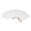 40PCS Gold Trim Linen - Feel Disposable Napkins, Elegant White Dinner Napkins with Gold Edge for Wedding Party, Soft Absorbent Paper Napkins for Events and Catering view 2