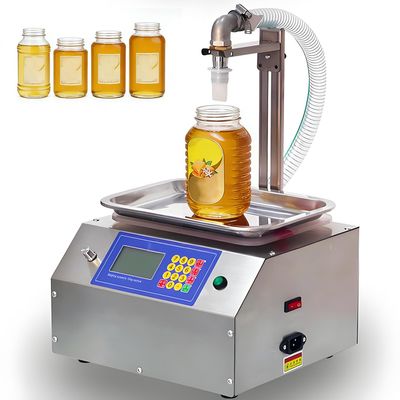 200w Bottle Filler, Automatic Honey Filling Machine, 3 Filling Modes, 0-40cm Adjustable Height, With LED Control Panel and Speed adjustment Knob, Filling Range: 20g-8kg, Flow Rate: 7l/Min