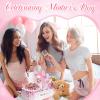 12 Set Mother's Day Cake Flower Gift Boxes with 12 Pcs Transparent PVC Cake Boxes 12 Floral Foam Ribbon Set Flower Bouquet Packaging Gift Boxes for Mother's Day Mom Wife Birthday Holiday Gift Party view 4
