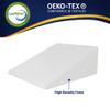 Greaton, Elevated Bed Wedge Pillow for Back Support, Acid Reflux, Leg, Neck Pain, Snoring, Triangle Pilow | Incline Shape for Improved Sleep, 12x 24x 24, White view 2
