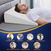 Greaton, Elevated Bed Wedge Pillow for Back Support, Acid Reflux, Leg, Neck Pain, Snoring, Triangle Pilow | Incline Shape for Improved Sleep, 12x 24x 24, White view 4
