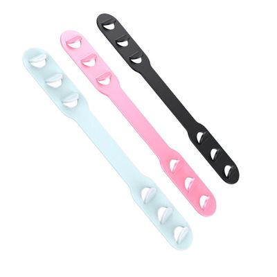 HAMPPLIES 15pcs Adjustable Mask Rope Extension Buckle Soft Pp Ear Strap Hooks Mixed Colors Ear Protectors for Comfortable Face Mask Use Random Color