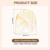 MECCANIXITY 2 Pcs Thumb Worry Stone for Anxiety, Yellow Phan-Tom Quartz Relief Crystals Hand Thumb Stones Pocket Gems Natural Polished for Yoga Meditation Relief view 2