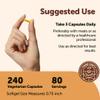 Micro Ingredients Berberine HCl with Ceylon Cinnamon 1,500 mg Per Serving, 240 Vegetarian Capsules | Berberine Supplement with Ceylon Cinnamon & Chromium | Non-GMO view 3