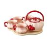 Cute Ceramic Water Set Home Afternoon Tea Bottle Cup Gift Box view 1