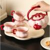 Cute Ceramic Water Set Home Afternoon Tea Bottle Cup Gift Box view 2