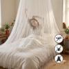 Relaxdays Mosquito Net for Bed, XXL, 250 x 60 x 60 cm, White, Home & Travel, with Bag view 2