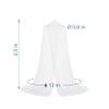 Relaxdays Mosquito Net for Bed, XXL, 250 x 60 x 60 cm, White, Home & Travel, with Bag view 4