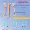 AFO Foot Drop Brace for Walking with Shoes, Upgraded Knob & Steel Wire, with Two Straps of Different Lengths to Change. Adjustable Walking Support for Dorsiflexion and Toe Lifter,Left or Right for Women Men (Black) view 3