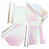 Abaodam Iridescent Cellophane Wrapping Paper Roll 5.8 Mil 56cm X 10 Yards, Rainbow Flower Bouquet Wrap Material for DIY Wrapping and Floral Packaging view 3